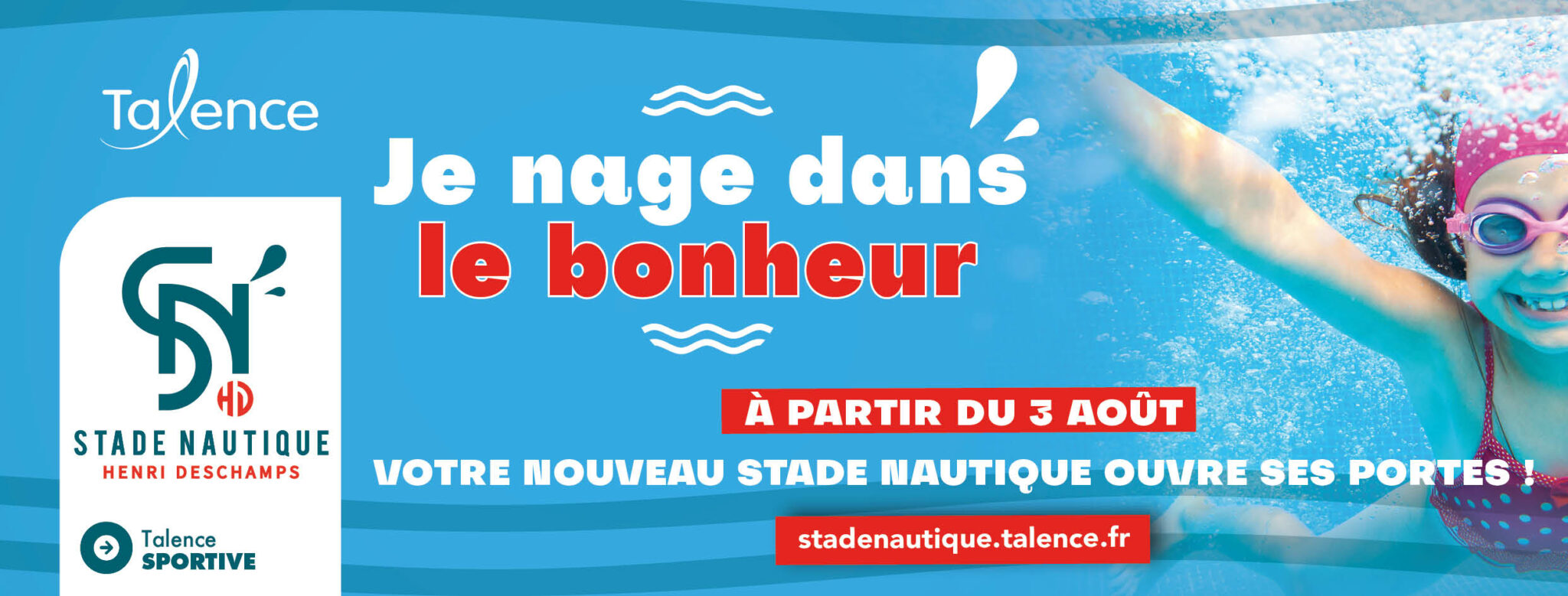 Le stade nautique de Talence rouvre ses portes Ville de Talence Le stade nautique de Talence