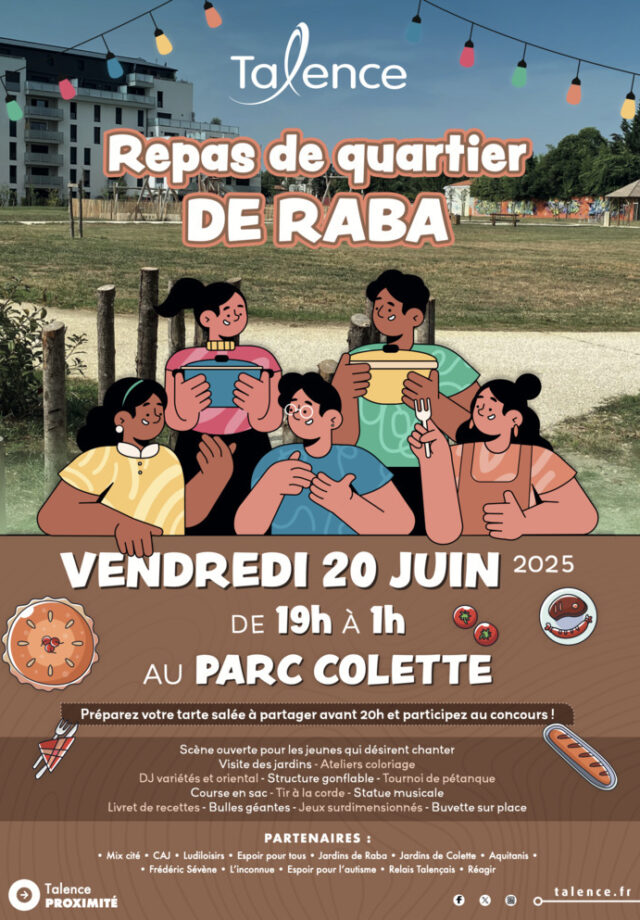 Repas de quartier de Raba