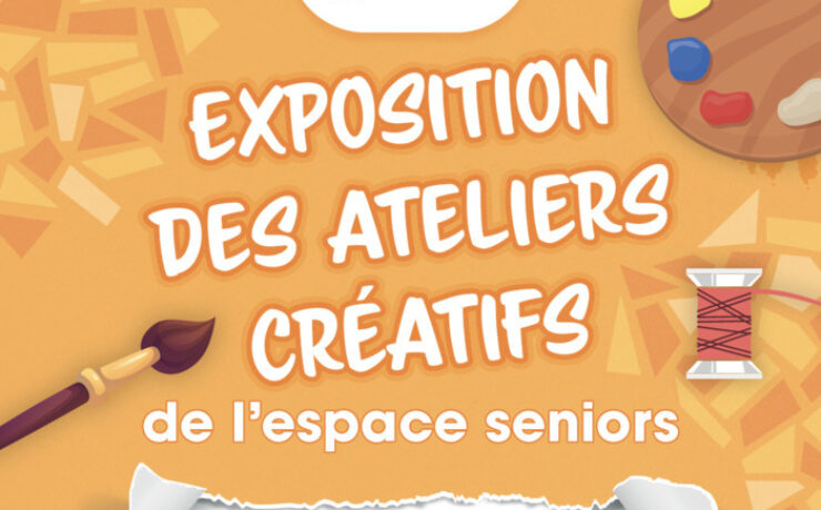 Exposition des ateliers créatifs de l'espace seniors