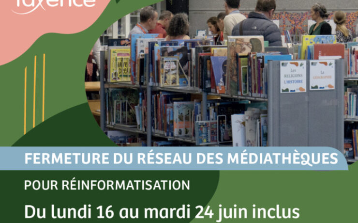Fermeture du réseau des médiathéques