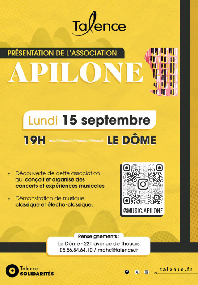 Présentation de l'association Apilone
