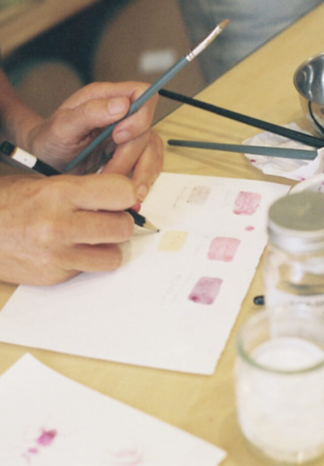 Atelier peinture végétale