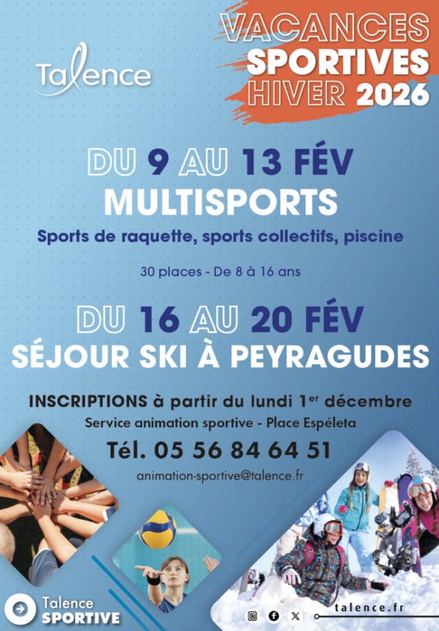 Vacances sportives hiver 2026