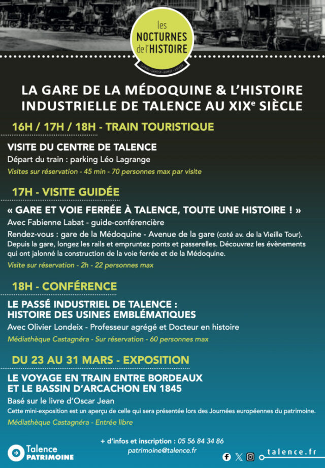 Exposition – Le voyage en train entre Bordeaux et le Bassin d’Arcachon en 1845