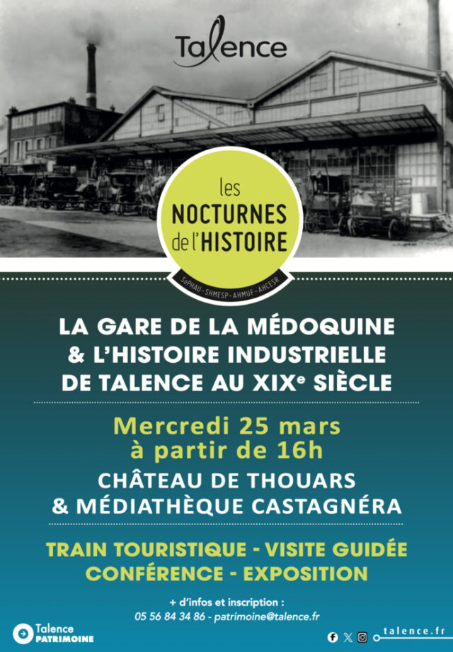 Train touristique – Gare et voie ferrée à Talence