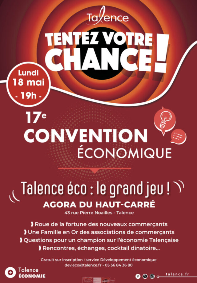17e Convention économique : Talence éco, le grand jeu !