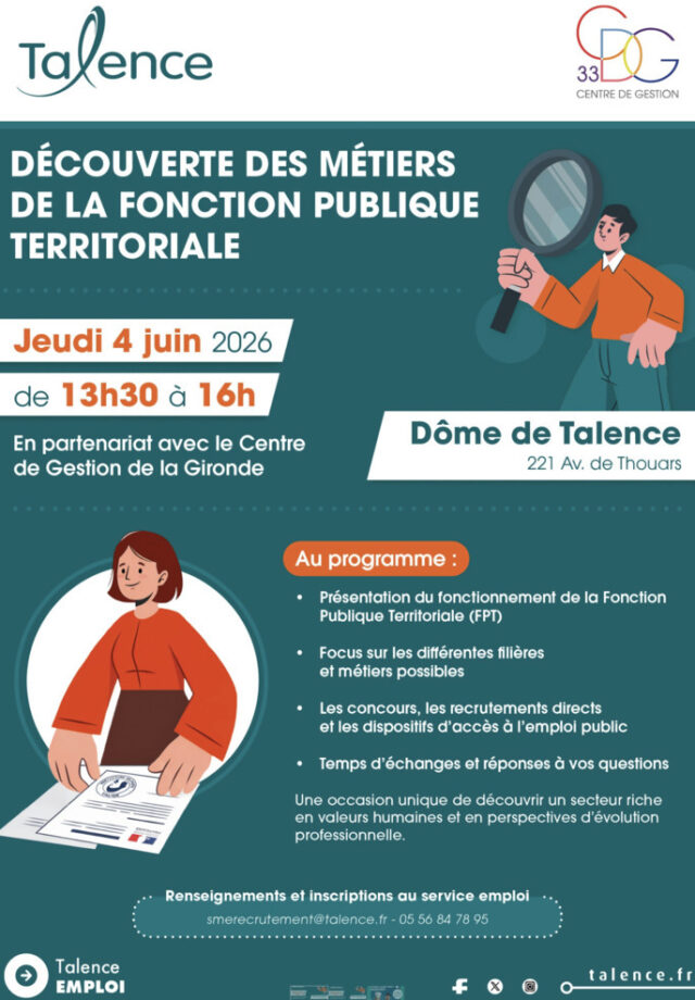 Découverte des métiers de la fonction publique territoriale