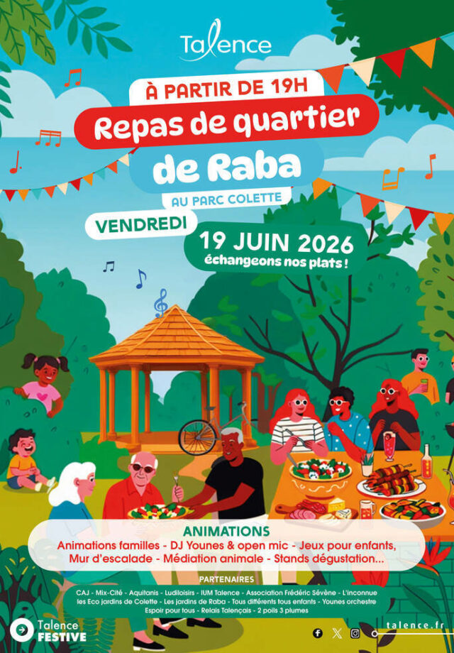 Repas de quartier de Raba