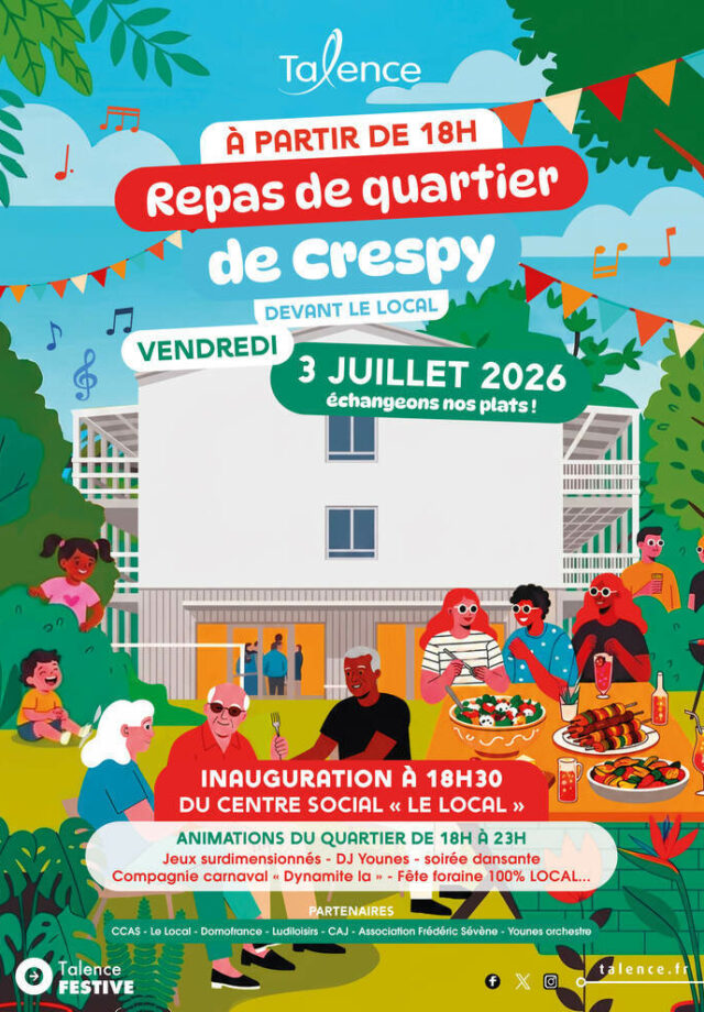 Repas de quartier de Crespy