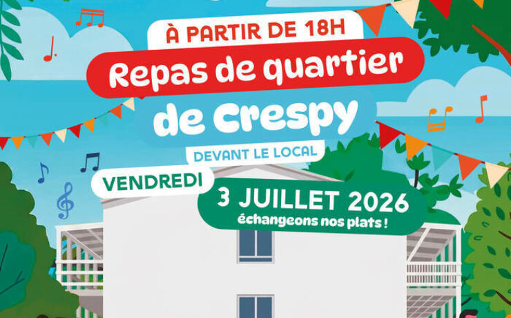 Repas de quartier de Crespy