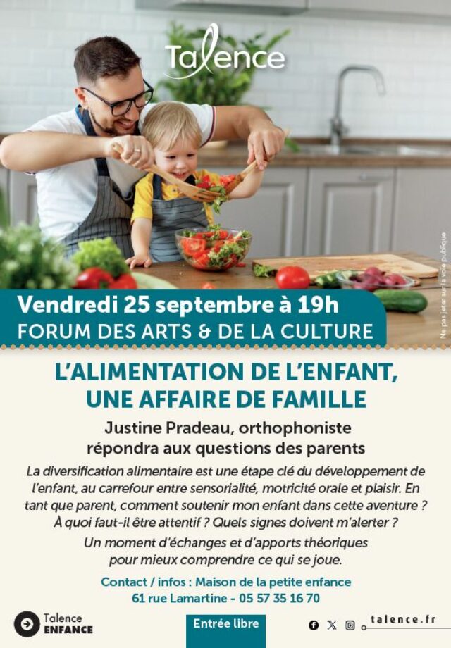 L’ALIMENTATION DE L’ENFANT, UNE AFFAIRE DE FAMILLE