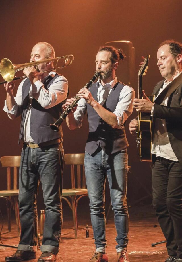 Cinq têtes de jazz