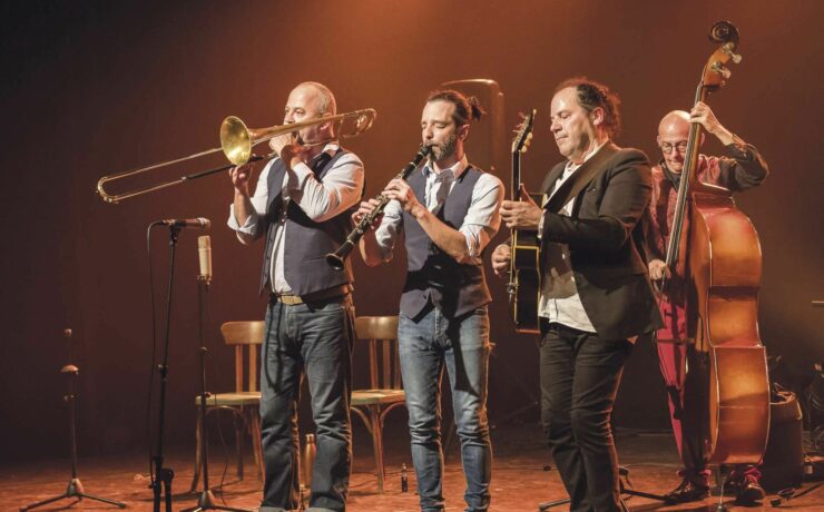 Cinq têtes de jazz